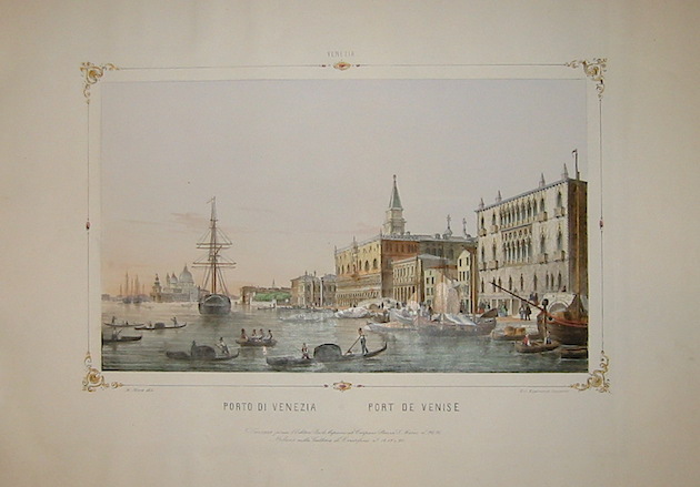 Moro Marco Porto di Venezia - Port de Venise s.d. (1845 ca.) Venezia - Milano 